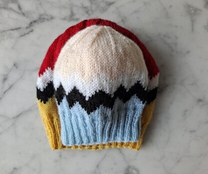 Zig Zag Baby Beanies