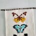 Vintage Butterflies Crochet Tapestry Wall Haning