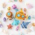 7-in-1 deep ocean crochet pattern amigurumi by AradiyaToys (Olka Novytska) mini kingdom stingray whale shark jellyfish diver crochet tutorial DIY PDF file