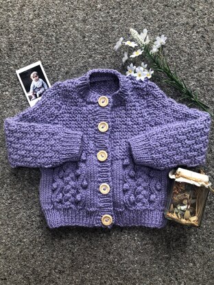 lilac cardy for Lexie