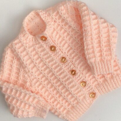 Little Loops Crew Neck Baby Cardigan