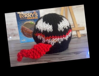 Amorphous Alien Chocolate Orange Cover Knitting Pattern