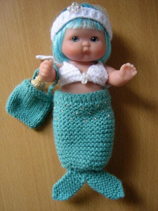 5" Berenguer Mermaid Outfit