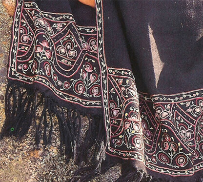 Rajmahal Camille Rose Wrap Embroidery Kit