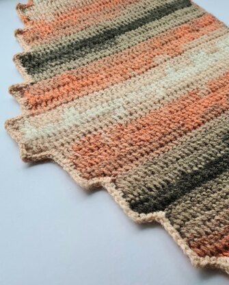 Stepped Tunisian Shawl