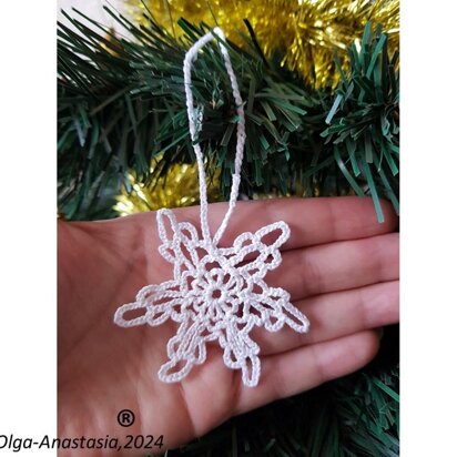 Crochet snowflake 96