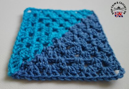 Half and Half Granny Square