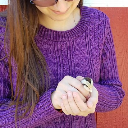 Threadle Sweater - knitting pattern