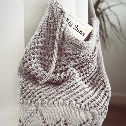 Hanna Tote Bag - Free Knitting Pattern For Women in Paintbox Yarns