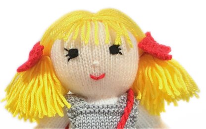 Dolls hair knitting pattern 19073