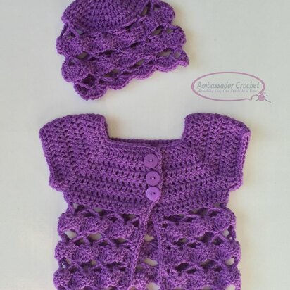 Tea Time Baby Sweater Set