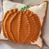 Bobble Stitch Pumpkin Pillow