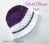 Violet Blooms Sun Hat