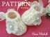 Pattern for Baby Girl Knitted Baby Booties Raya