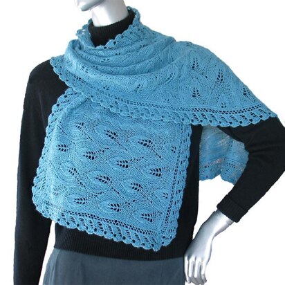 Grape vines - knitting pattern