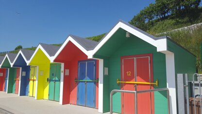 Beach Hut Socks