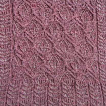 Nagota Cable Lace Shawl