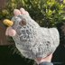 African Flower Granny Square Hen