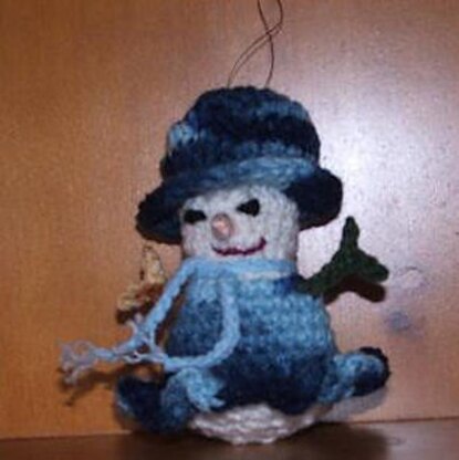 Snowwoman Ornament-4 1/2"