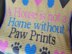 Paw Prints Dog Blanket