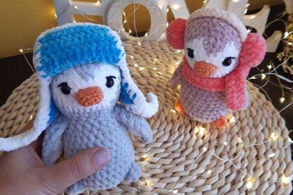 Penguin crochet pattern, amigurumi animals