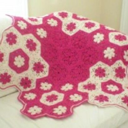 Baby's Crochet Flower Blanket