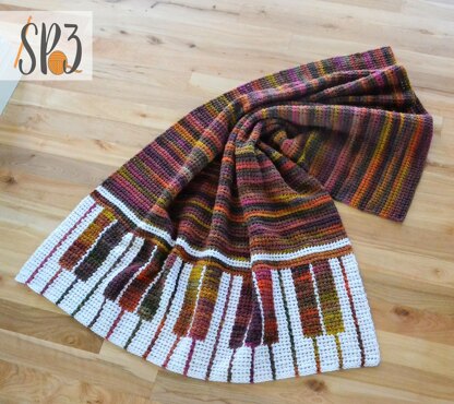 Piano Pizzazz Blanket