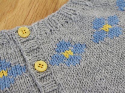 Forget me not cardigan