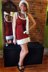 Ms. Claus Costume - Santa Dress, Hat, and Scarf