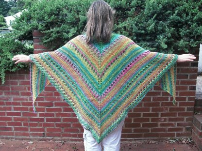 How to design a shawl - Gathered