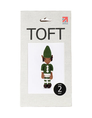 Toft Amigurumi Crochet Kit - Mini Elf- Green Detailed Description