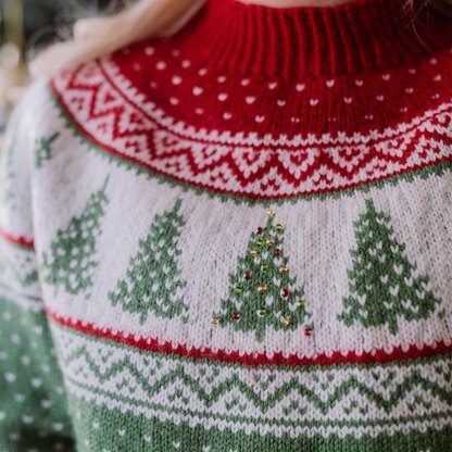 Christmas tree sweater