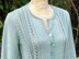 Cardigan with Lacy Godets