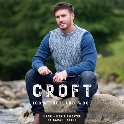 Mack Crew Neck Sweater in West Yorkshire Spinners The Croft DK - DBP0047 - Downloadable PDF