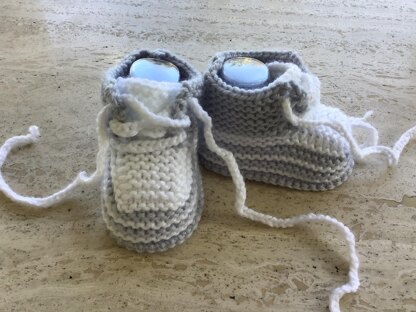 Baby Boy Stripe Booties