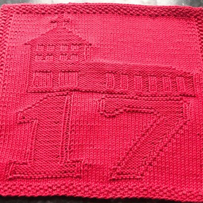 2021 17. Christmas Church - knitting pattern