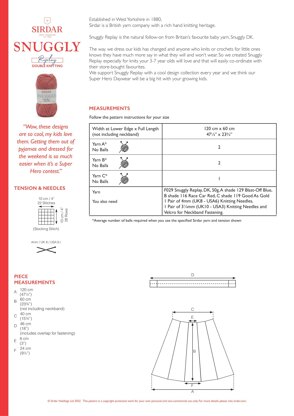 Sirdar 2615 Secret Power Cape in Snuggly Replay PDF