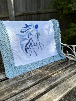 Windswept Horse Baby Blanket