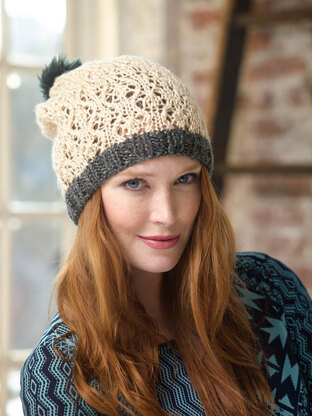 Lacework Hat in Lion Brand Heartland - L32346