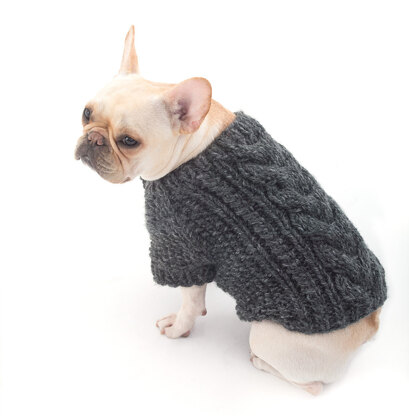 Dog jacket knitting pattern free best sale