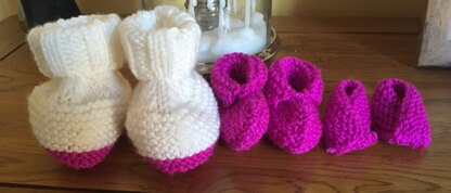 3rd knitting project. Booties