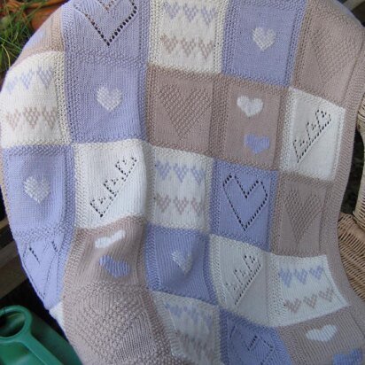 Beth Baby Blanket - knitting pattern