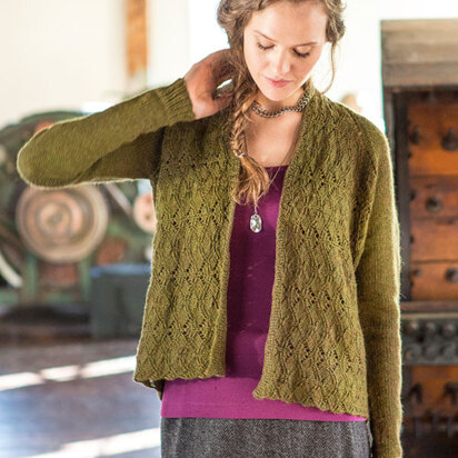 Gorse Cardigan in Berroco Ultra Alpaca 