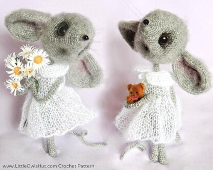 097 Mouse Sofia Crochet+Knitting(dress)