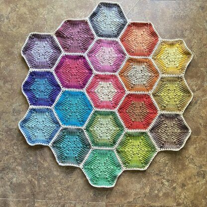 River Rocks Hexagon Blanket