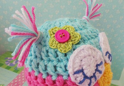 Crochet Owl Hat Pattern By KJD