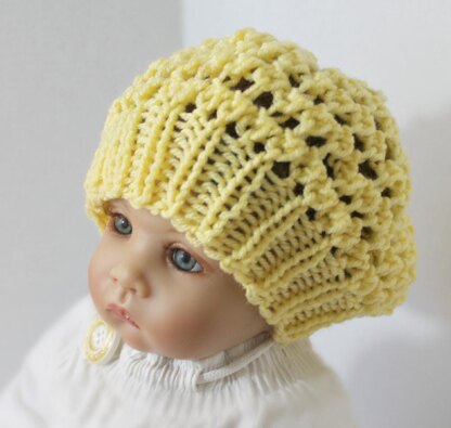 Three Step Stitch Baby Slouchy Beanie Hat