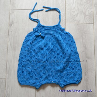 Dandelion Crochet Romper