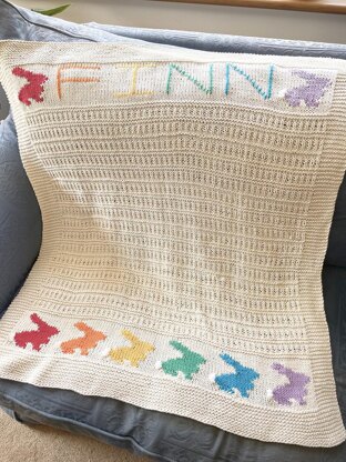 Finn's Rabbit Baby Blanket