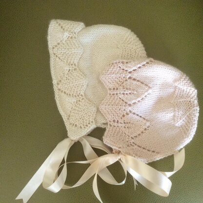 Traditional Lace Baby Bonnets